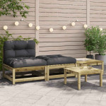 Patio Sofa Natural Impregnated