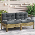 Patio Sofa Vacuum pressure treated pinewood Natural Impregnated
