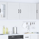 Sieninės virtuvės spintelės 2vnt "Kalmar" White Engineered Wood