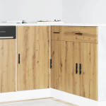 kriauklės pagrindo spintelė “Lyon" Artisan Oak Engineered Wood