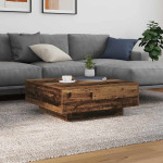 Sena mediena ir mėlyna 80 x 80 x 31 cm Apdirbta mediena