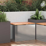 Sodo suolas Sidabro 60 x 40 x 43 cm Galvanizuotas plienas