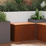 Sodo suolas 1 -Seater 60 x 40 x 43 cm Rūdijanti Stačiakampio