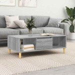 Kavos staliukas Pilkas Sonoma 102 x 55 x 35 cm Apdirbta mediena