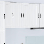 Sieninis stiklinis kabinetas LUCCA Balta 60 x 31 x 80 cm