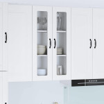 Sieninis stiklinis kabinetas LUCCA Balta 60 x 31 x 100 cm