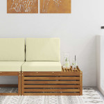 Lauko galinė sofa Kietos akacijos mediena Natūrali