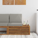 Lauko galinė sofa Kietos akacijos mediena Natūrali