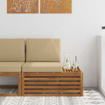 Lauko galinė sofa Kietos akacijos mediena Natūrali
