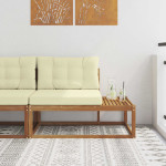 Lauko galinė sofa Kietos akacijos mediena