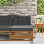 Lauko vidurinė sofa Kietos akacijos mediena