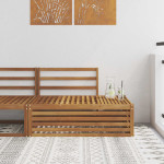 Lauko galinė sofa Kietos akacijos mediena Natūrali
