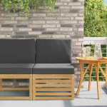 Lauko Vidurinis Sofa Kietos akacijos mediena