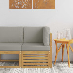 Lauko kampinė sofa Kietos akacijos mediena