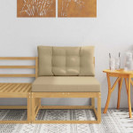 Lauko Vidurinis Sofa Kietos akacijos mediena Balinta ir smėlio
