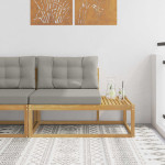 Lauko galinė sofa Kietos akacijos mediena