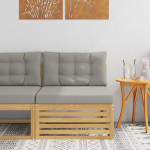 Lauko Vidurinis Sofa Kietos akacijos mediena
