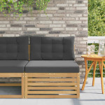 Lauko Vidurinis Sofa Kietos akacijos mediena