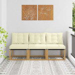 Lauko Vidurinis Sofa 3 vnt. 3 vietos