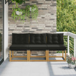 Lauko Vidurinis Sofa 3 vnt. 3 vietos