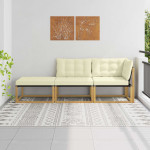 Sekcija sofa vienetai 3 vietos Kietos akacijos mediena