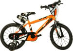 Vaikiškas dviratis R88, 16", oranžinis