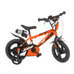 Vaikškas dviratis R88, 12", oranžinis