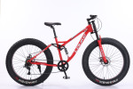 Kalnų dviratis Louke Fat Bike X-treme, 26", raudonas
