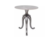 Kavos staliukas Signal meble Snake, sidabrinis