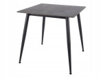 Stalas Signal Meble Rion, 80x80 cm, juodas