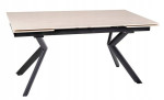 Stalas Signal Meble Norton, smėlio/juodas