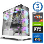 INTOP AQUA Ryzen 5 9600X 32GB DDR5 1TB SSD M.2 NVME+2TB RTX5070Ti 16GB  no-OS