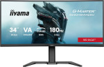 Žaidimų kompiuterinis monitorius - IIYAMA - 34" - 180Hz - VA panelė - 0.4ms - Aukščio reguliavimas - G-Master Red Eagle