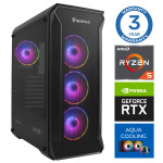 INTOP AQUA Ryzen 5 7600X 16GB DDR5 500SSD M.2 NVME RTX5070 12GB no-OS