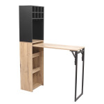 Baro lentyna su stalu Hannes, rustic melamine