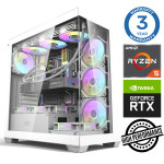 INTOP Ryzen 5 7500F 64GB DDR5 1TB SSD M.2 NVME RTX5060Ti 16GB no-OS