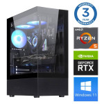 INTOP Ryzen 5 7600X 32GB DDR5 250SSD M.2 NVME+2TB RTX5060Ti 16GB WIN11Pro