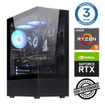 INTOP Ryzen 5 9600X 32GB DDR5 250SSD M.2 NVME+2TB RTX3050 6GB no-OS