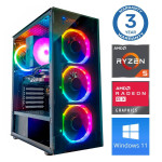INTOP Ryzen 5 5600X 16GB 500SSD M.2 NVME RX580 8GB WIN11