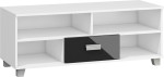 TV staliukas Solo, baltas/juodas