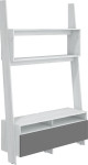 TV staliukas Rack, baltas/pilkas