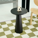 Šoninis stalas, Lilyum 52, 35x52x35 cm, Juodas