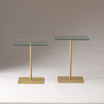 Stalas, Elegante 2, 40x45 cm ir 40x50 cm, Aukso spalvos