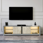 TV staliukas Asir Aydos, 180x45x35 cm, pilkas