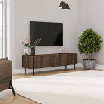 TV staliukas Asir Herman, 160x45.6x31.4 cm, rudas