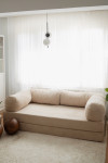 Sofa Asir Nook, smėlio spalvos