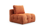 Fotelis Atelier del Sofa Amaris O1, oranžinis