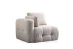 Fotelis Atelier del Sofa Amaris L1, smėlio spalvos