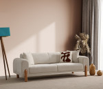 Sofa Asir Lyke 3 Seater, kreminės spalvos