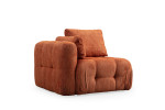 Fotelis Atelier del Sofa Amaris L1, oranžinis
